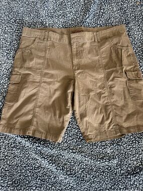 Gitano Cargo Shorts Chocolate Brown Plus Size 24W